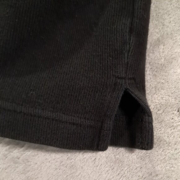 Harley Davidson Sweater Men 2XL XXL 1/4 Button Black Orange Colorblock Embroider - Picture 6 of 13